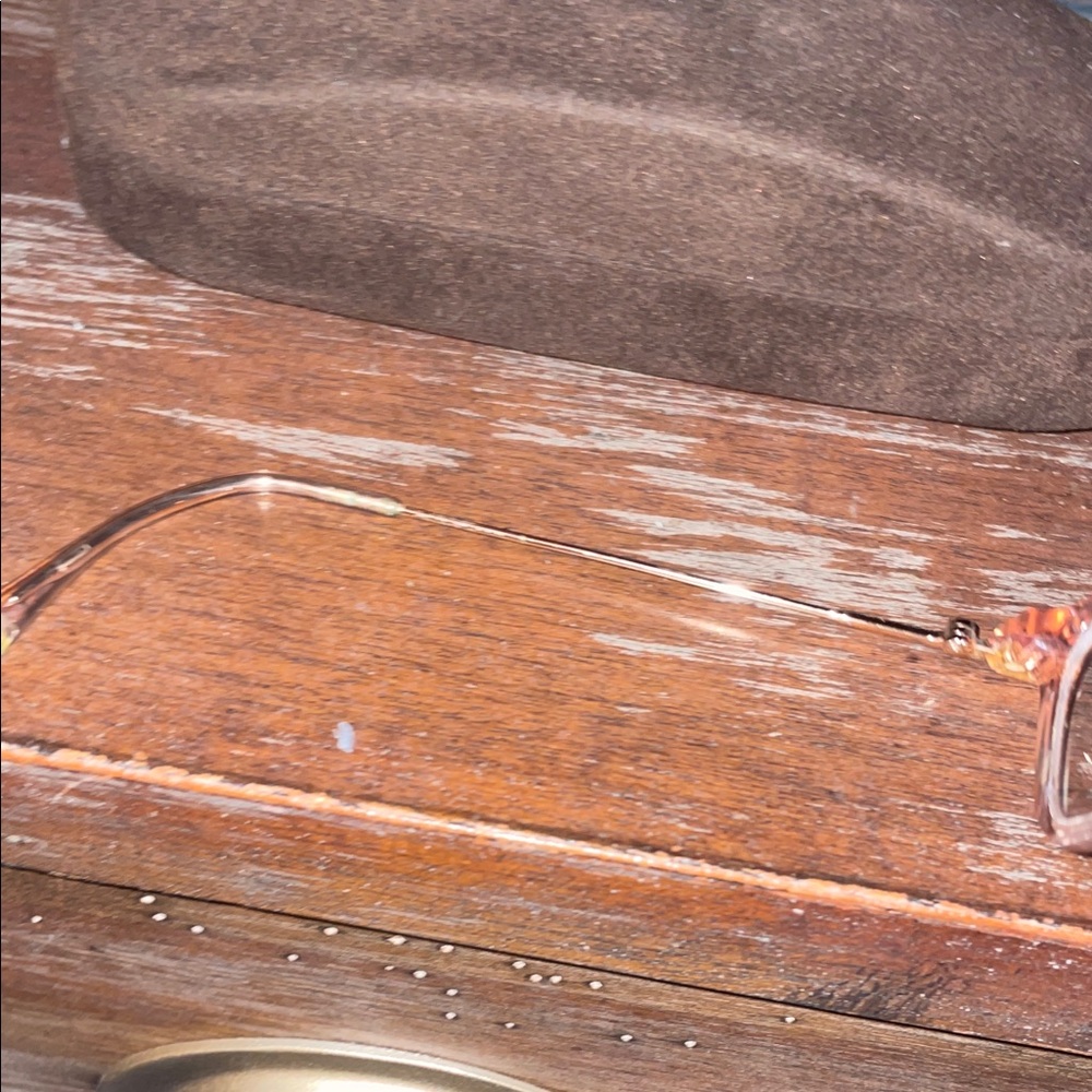 Tom Ford shiny transparent pink Eyeglasses with logo brown Case - Picture 9 of 15